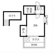 北浜町アパートの間取り画像