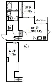 ベルフルール旭の間取り画像