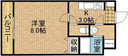 ビューロックの間取り画像