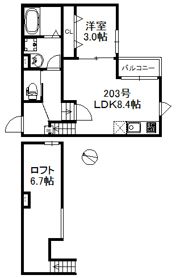 ベルフルール旭の間取り画像