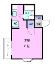 コーポホワイト名草の間取り画像