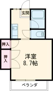 メビウス南昭和の間取り画像