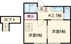 北浜町アパートの間取り画像