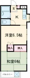 コーポラスサカイの間取り画像