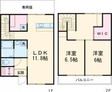 メゾネットハイムの間取り画像