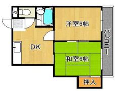 バンドーム大津和の間取り画像