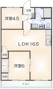 東洋ハイツの間取り画像