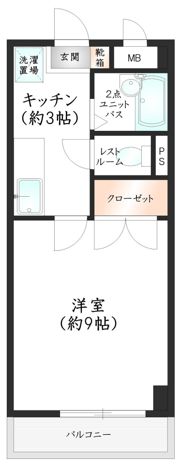 シティコートⅢ西鉄下大利駅前の間取り画像