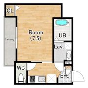 ココングランジュール豊中立花町の間取り画像