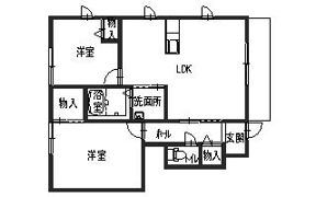 シャーメゾン紀水Ⅱの間取り画像