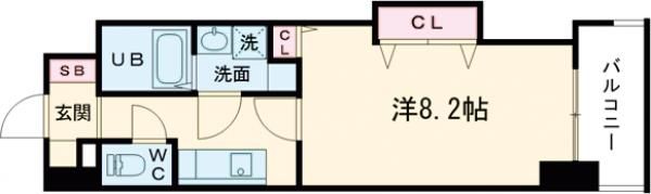 TKアンバーコート堺東Ⅱの間取り画像