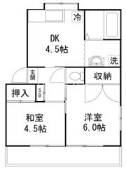 シャトーナカノの間取り画像
