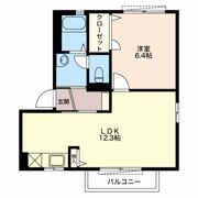 シリウスハイム Aの間取り画像