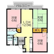 森村アビタシオンの間取り画像