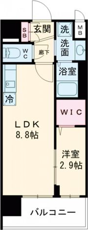 ソルテラス京都JUJO華の間取り画像