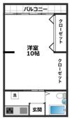 レジデンスウエムラの間取り画像