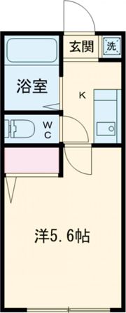 ルミネ河辺の間取り画像