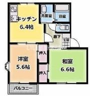 フレグランス岸の間取り画像