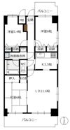 ダイアパレス宇品西の間取り画像