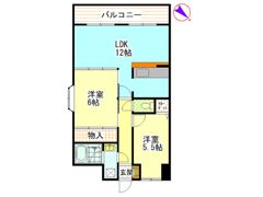 グリーンコート毘沙門の間取り画像