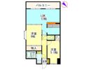 グリーンコート毘沙門の間取り画像