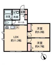 クレール新座の間取り画像