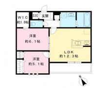 フィカーサ柏の葉の間取り画像
