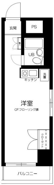 スカイコート大森山王の間取り画像