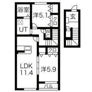 Maison KudohA棟の間取り画像