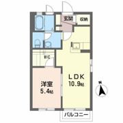 ソレイユ堤の間取り画像