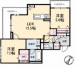 ジャルダン ヴェールの間取り画像
