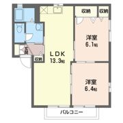 ミハラデュオEの間取り画像