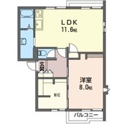 リバーヒル Bの間取り画像