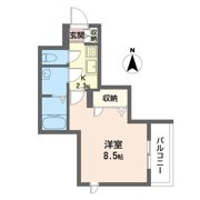 シャーメゾンUの間取り画像