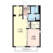 グランメールAの間取り画像