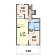 プレビアスの間取り画像