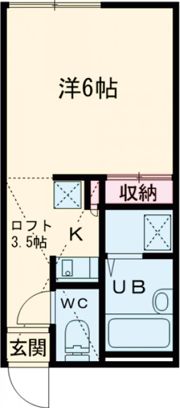 EXEO横越中央の間取り画像