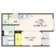 ハーモニーテラス明治Ⅳの間取り画像