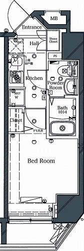 ラフィスタ横浜吉野町Ⅱの間取り画像