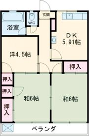 第二清和マンションの間取り画像