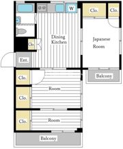ドルフィンハイツⅡの間取り画像