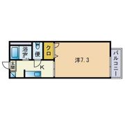 ルシェルブルー白木原の間取り画像