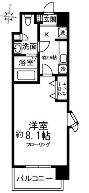 シティコート所沢の間取り画像