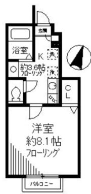 STUDIOの間取り画像