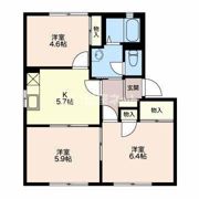 サンフラワー Bの間取り画像