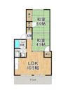 魚住Sハイツ35の間取り画像