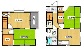 宝冠住宅の間取り画像