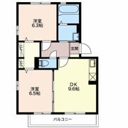 カーサフロール Bの間取り画像