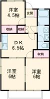 ウィングコート向山Bの間取り画像