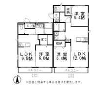 ティエラBの間取り画像